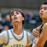 Damien Diaz fights for positioning with Auburns Isaiah Englund. Photo provided by Dee Torres.