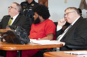 Sir Antonio-Patrick Agee with his attorneys. Photo by Joshua Solorzano/Sound Publishing.