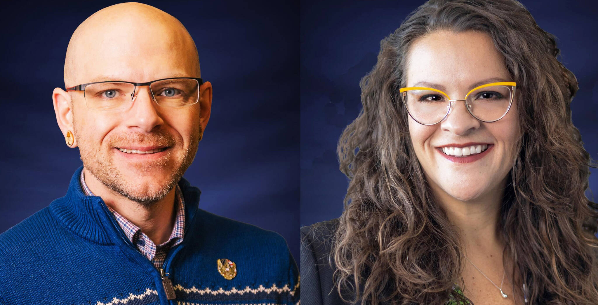 Kent School Board members Donald Cook and Meghin Margel. COURTESY PHOTO, Kent School District