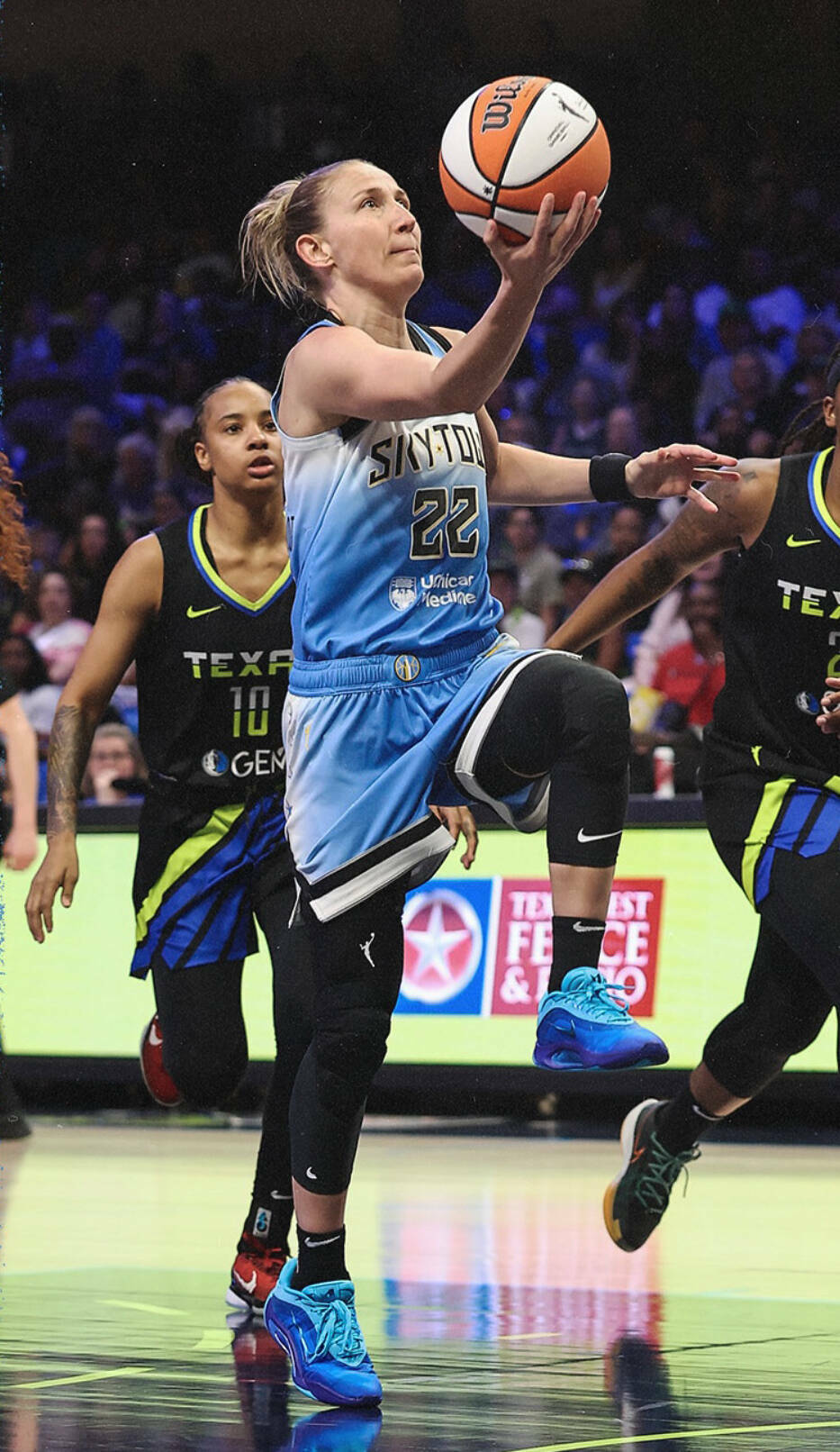 Courtney Vandersloot, a 2007 Kentwood High School graduate and veteran WNBA player, made a guest appearance recently on the NBC series Chicago Med. COURTESY FILE PHOTO, Chicago Sky