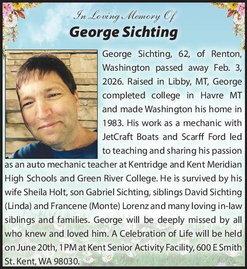 George Sichting | Obit