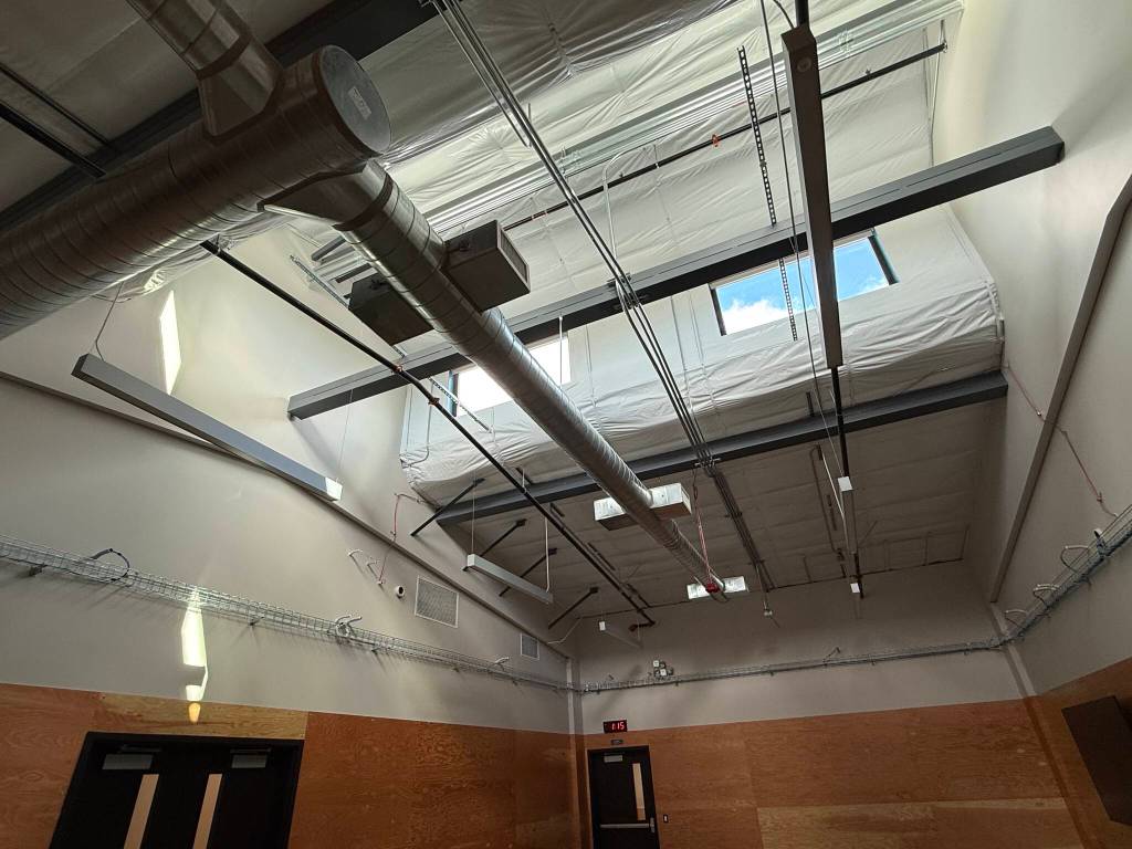 The shape of the building allows for natural light in interior rooms to save on electrical costs. Photo by Drew Dotson/Sound Publishing