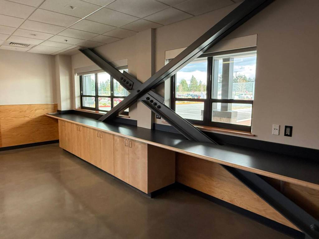 The center is built to withstand an earthquake and remain operational. Photo by Drew Dotson/Sound Publishing