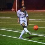 Ruben Zuluaga makes a pass for Kent-Meridian. Ben Ray / The Reporter