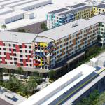 A rendering of Kent Multicultural Village on the West Hill in Kent next to the light rail station. COURTESY GRAPHIC, Schemata Workshop