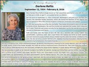Darlene Raftis | Obit