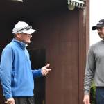 Brian Thornton talks with intructee during a lesson. Ben Ray / The Reporter