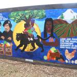 Chloe Washingtons art mural in the Black Panther Park in Skyway. Photo by Bailey Jo Josie/Sound Publishing