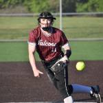 Riley Linnane throws a pitch for Kentlake. Ben Ray / The Reporter