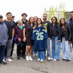 Diya Thomas and family at Kentwood. Photo provided by Robby Mullikin.