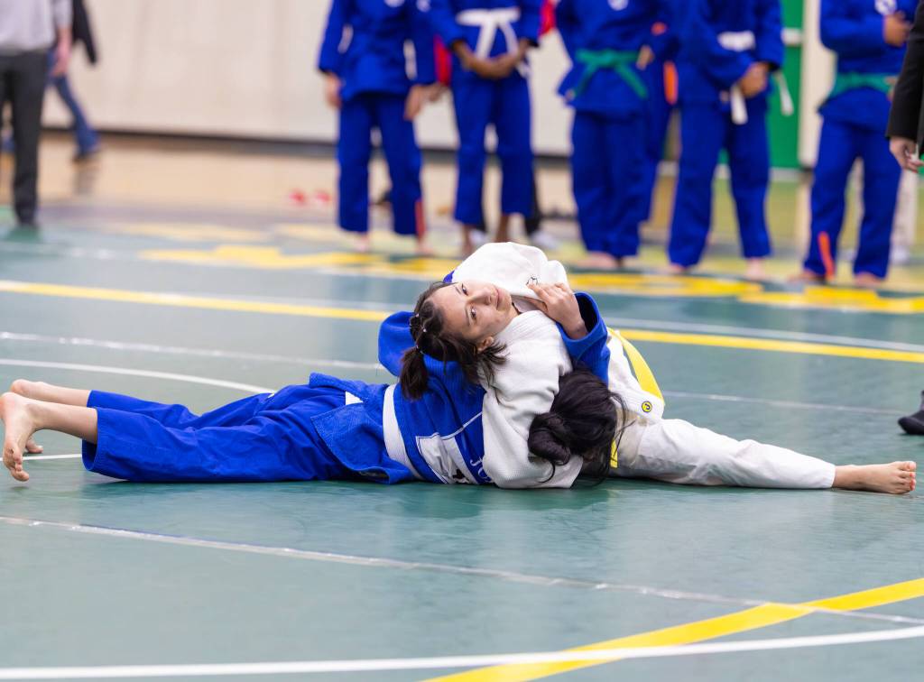Judo action at Kentridge. Photo provided by Robby Mullikin.