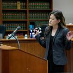 Elaine Lee at closing statements. Photo by Joshua Solorzano/Sound Publishing
