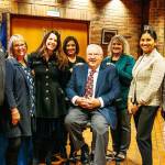 Les Thomas poses with the Kent City Council in December 2023 prior to his final meeting, ending his 20 years on the council. STEVE HUNTER, Kent Reporter