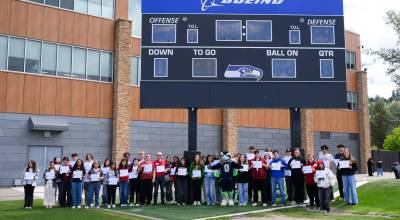 Fifty high school students, including six from Kent, were recogized in Renton on Stem Signing Day. Courtesy photo.