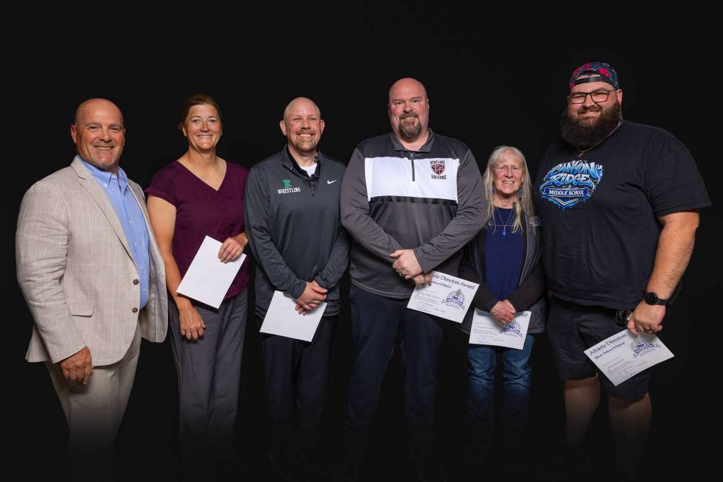 Kent School District coach of the year nominees. Photo provided by Robby Mullikin.