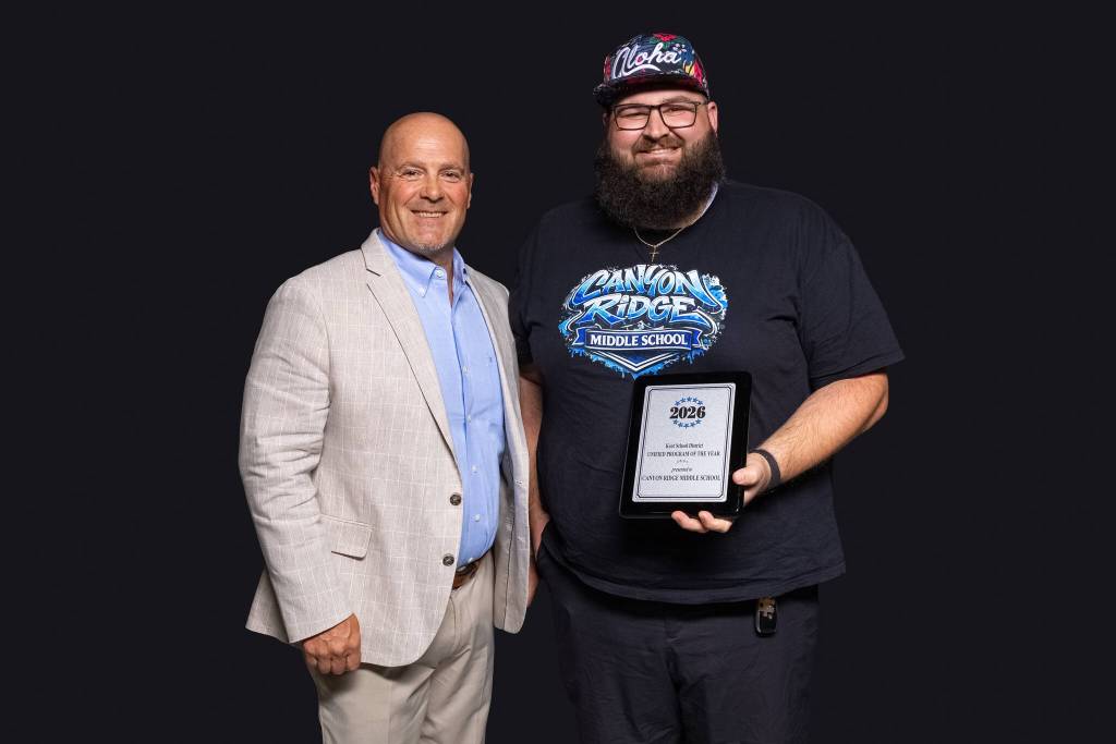 Canyon Ridge named unified program of the year. Photo provided by Robby Mullikin.