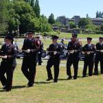 The annual Washington State Fallen Firefighters Memorial Service June 14 in Olympia, included honoring two Kent-based Puget Sound Fire firefighters, Deputy Chief Jimmy Webb and Capt. Brandon Minneman. COURTESY PHOTO, Puget Sound Fire