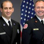 Capt. Brandon Minneman and Deputy Chief Jimmy Webb each served with Kent-based Puget Sound Fire. COURTESY PHOTO, Puget Sound Fire