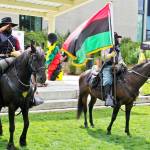 Buffalo Soldiers during the opening of the Juneteenth celebration June 20 at Morrill Meadows Park in Kent. COURTESY PHOTO, Kent Black Action Commission