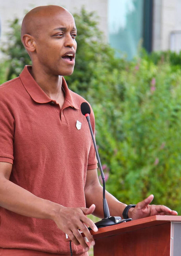 Keynote speaker King County Executive Girmay Zahilay. COURTESY PHOTO, Kent Black Action Commission