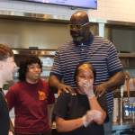 Big Chicken staff were beyond excited to meet the Big Aristotle, DJ Diesel himself, Shaq.