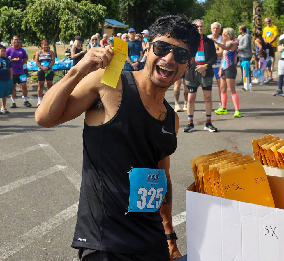 Jeremy Valdez, of Kent, one of 359 participants in the 5K Race. COURTESY PHOTO, City of Kent