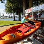 People can download an app to rent kayaks and paddleboards at Lake Meridian Park in Kent. COURTESY PHOTO, City of Kent